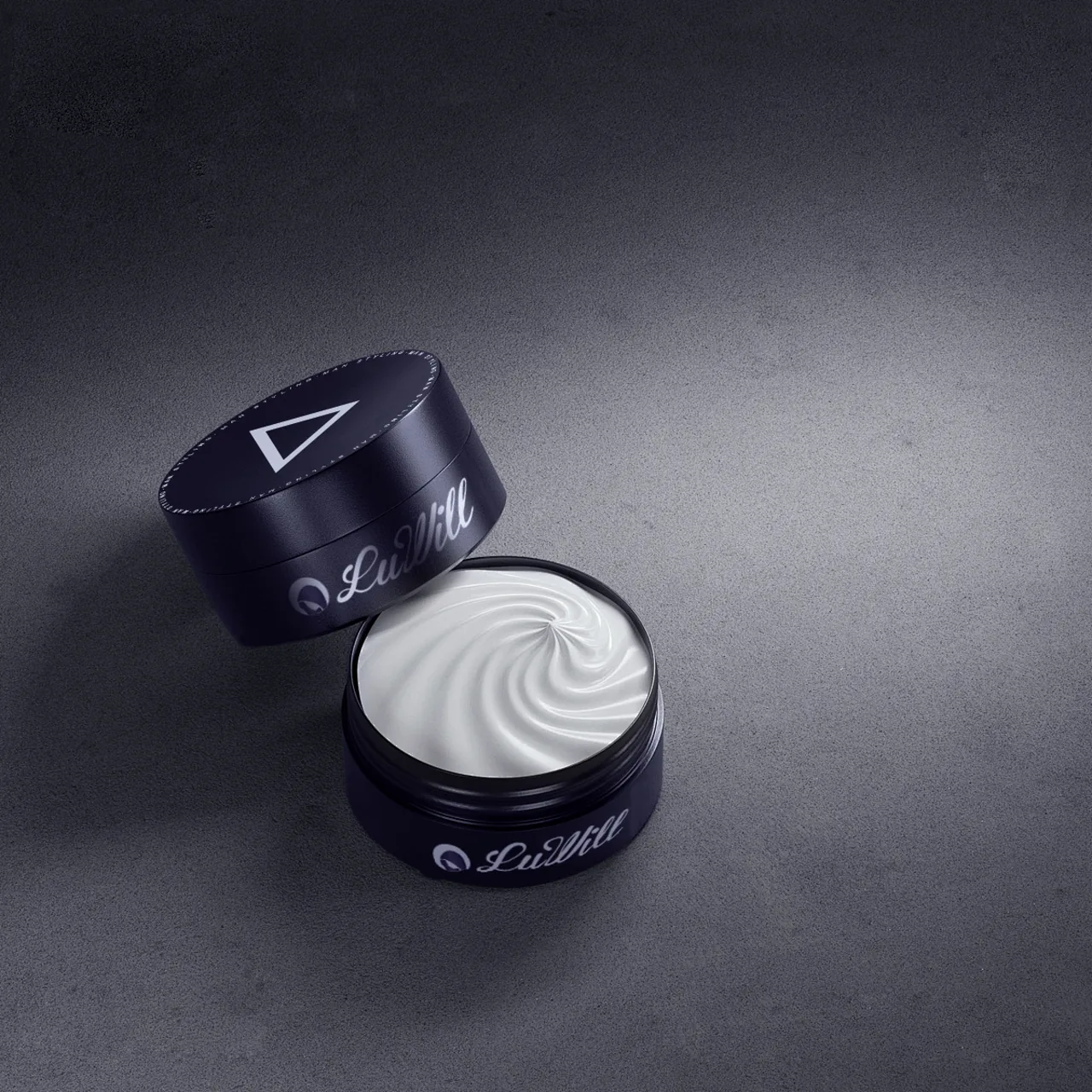 LuWill hair styling clay and its cream texture